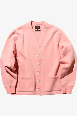 Beams Sweat V Cardigan Raised Back S Homme