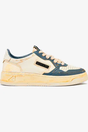 Autry M Super Vintage Low en cuir bleu et 40 EU Homme