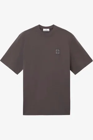 Stone Island T-shirt en jersey de coton anthracite L Homme