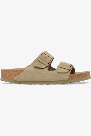 Birkenstock Arizona SFB en daim kaki délavé 36 EU Unisexe