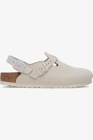 Birkenstock Tokio en daim Antique White 37 EU Unisexe