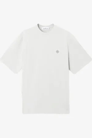 Stone Island T-shirt perle en jersey de coton L Homme