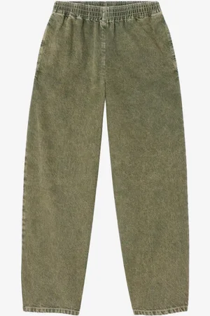 American Vintage Pantalon carotte olive XS Femme