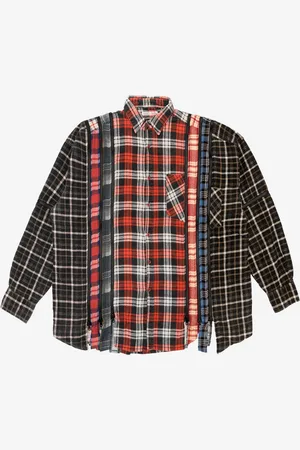 Pins & Needles Chemise Rebuilt à fermeture éclair 7 coupes en flanelle Homme