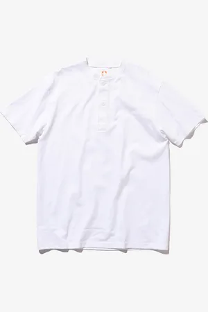 Beams Paquet de T-shirts Henley blancs (x2) M Homme