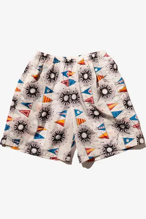 Beams Short de pont en nylon imprimé M Homme
