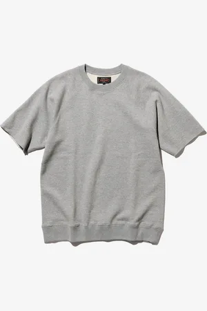 Beams T-shirt polaire à manches courtes et coupe brute L Homme
