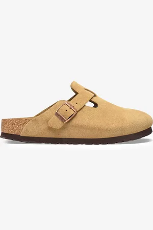 Birkenstock Boston en daim Latte Cream 36 EU Unisexe