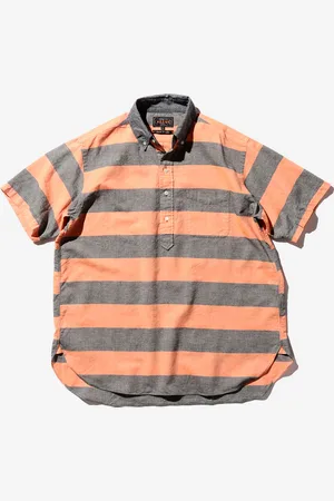 Beams Chemise Oxford à rayures M Homme