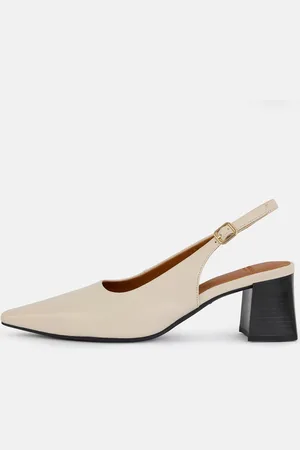 Vagabond Altea - Femme Blanc Cassé Cuir