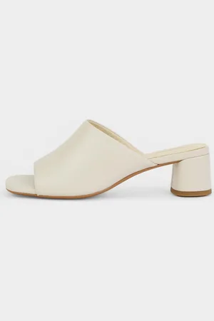 Vagabond Piper - Femme Blanc Cassé Cuir