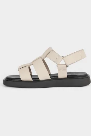 Vagabond Connie - Femme Blanc Cassé Cuir