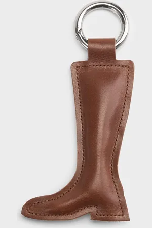 Vagabond Blanca Bag Charm - Cuir
