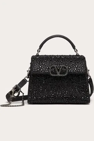 VALENTINO GARAVANI MINI SAC À MAIN VSLING AVEC BRODERIE ÉTINCELANTE Femme UNI