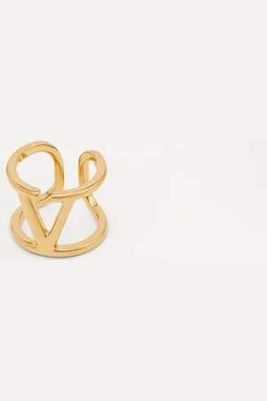 VALENTINO GARAVANI BAGUE VLOGO SIGNATURE EN MÉTAL Femme 11