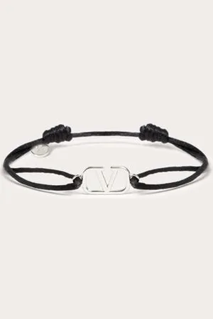 VALENTINO GARAVANI BRACELET VLOGO SIGNATURE EN COTON Homme UNI