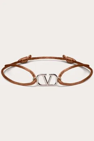 VALENTINO GARAVANI BRACELET VLOGO SIGNATURE EN COTON Homme UNI