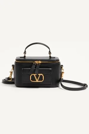 VALENTINO GARAVANI MINI SAC À MAIN LOCÒ EN CUIR DE VEAU Femme UNI