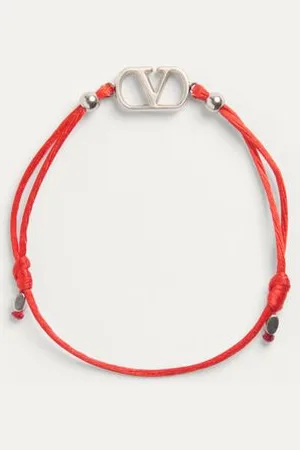 VALENTINO GARAVANI BRACELET VLOGO SIGNATURE EN COTON Homme UNI