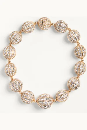 VALENTINO GARAVANI COLLIER POETIQUE DES GOUTTES EN MÉTAL ET CRISTAUX SWAROVSKI® Femme / UNI
