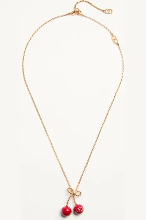 VALENTINO GARAVANI COLLIER CHEZ CHERRYFIC EN MÉTAL ET ÉMAIL Femme / UNI