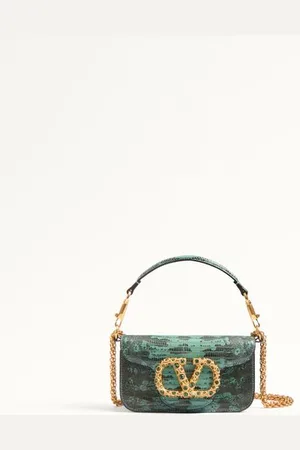 VALENTINO GARAVANI PETIT SAC PORTÉ ÉPAULE GARAVANI LOCÒ EN TEJUS AVEC LOGO BIJOU Femme / UNI