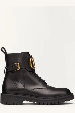 VALENTINO GARAVANI RANGERS VLOGO SIGNATURE EN VEAU. TALON : 35 MM Femme 34.5