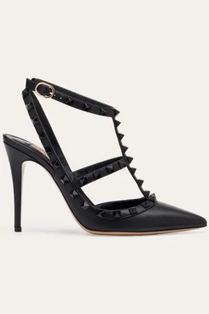 VALENTINO GARAVANI ESCARPINS ROCKSTUD À BRIDES ET CLOUS ASSORTIS. TALON : 100 MM Femme 34.5