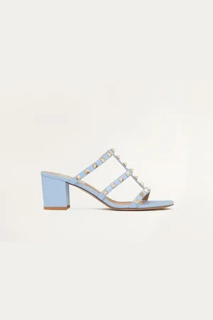 VALENTINO GARAVANI MULES ROCKSTUD EN VEAU. TALON : 60 MM Femme 35.5
