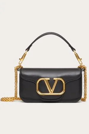 VALENTINO GARAVANI PETIT SAC PORTÉ ÉPAULE GARAVANI LOCÒ EN CUIR DE VEAU Femme UNI