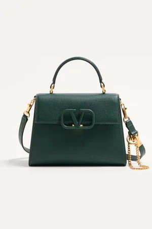 VALENTINO GARAVANI PETIT SAC À MAIN VSLING EN VEAU GRAINÉ Femme UNI