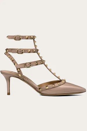 VALENTINO GARAVANI ESCARPINS ROCKSTUD À BRIDES EFFET CAGE. TALON : 65 MM Femme 34.5
