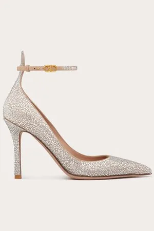 VALENTINO GARAVANI ESCARPINS GARAVANI TAN-GO AVEC CRISTAUX. TALON : 100 MM Femme / 36.5