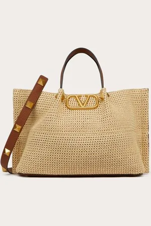 VALENTINO GARAVANI CABAS MOYEN SUMMER TOTE EN PAILLE Femme / / UNI