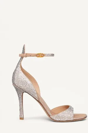 VALENTINO GARAVANI SANDALES GARAVANI TAN-GO AVEC CRISTAUX, TALON : 100 MM Femme / 35.5