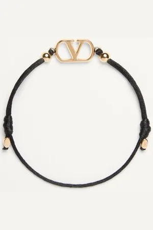 VALENTINO GARAVANI BRACELET EN COTON GARAVANI VLOGO SIGNATURE Femme UNI