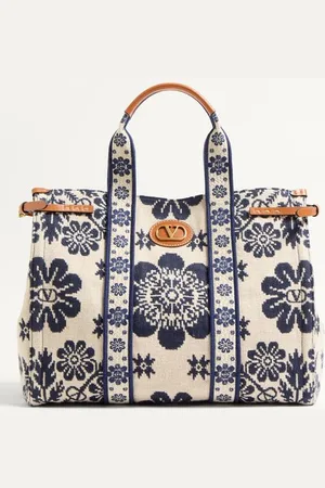VALENTINO GARAVANI SAC À MAIN GARAVANI ANTIBES EN JACQUARD Femme / / UNI