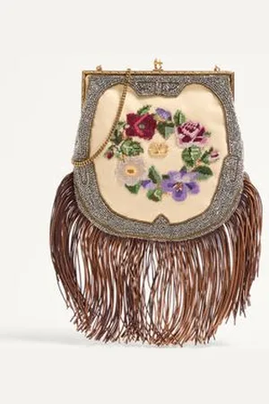VALENTINO GARAVANI POCHETTE GARAVANI NELLCOTE FAIRYTALES BRODÉE AVEC FRANGES Femme / / UNI