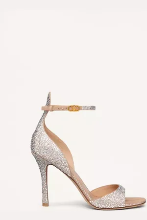 VALENTINO GARAVANI SANDALES GARAVANI TAN-GO AVEC CRISTAUX, TALON : 100 MM Femme / 35.5
