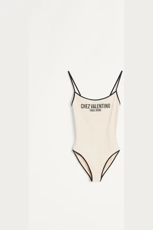 VALENTINO MAILLOT DE BAIN EN LYCRA PIQUÉ Femme / L