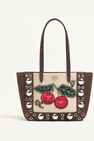 VALENTINO GARAVANI MINI CABAS BRODÉ GARAVANI NELLCÔTE AVEC MOTIF CHERRYFIC Femme / UNI