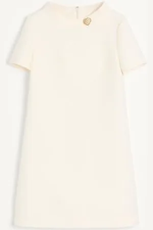 VALENTINO ROBE COURTE EN CRÊPE COUTURE Femme 36
