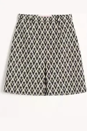 VALENTINO JUPE-CULOTTE EN JACQUARD TOUTE LA V Femme / 36