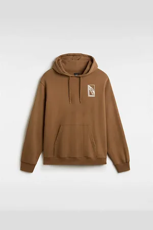 Sweat à capuche cheap vans homme brun