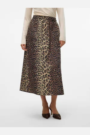VERO MODA Elly Taille Haute Jupe Midi