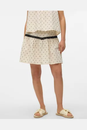 VERO MODA Lulu Taille Haute Jupe Courte
