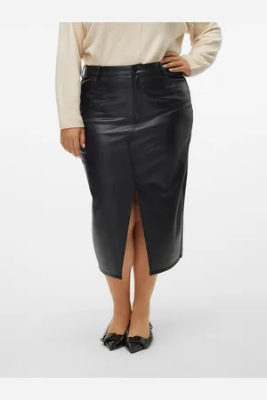 VERO MODA Cveri Taille Haute Jupe Midi