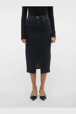 VERO MODA Veri Taille Haute Jupe Midi