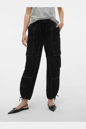 VERO MODA Kim Taille Moyenne Pantalons Cargo
