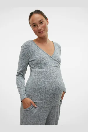 Mama;licious Tops Regular Fit Col En V